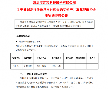 汇顶科技筹划收购OLED驱动芯片独角兽云英谷控制权(图1) 汇顶科技筹划收购OLED驱动芯片独角兽云英谷控制权(图1)