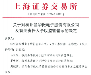 晶华微收证监会立案调查 信息披露违规问题频发(图4)