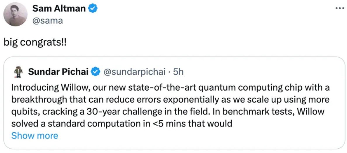 “10的25次方”年计算时间,5分钟完成,谷歌展示量子计算重大突破(图1) “10的25次方”年计算时间,5分钟完成,谷歌展示量子计算重大突破(图1)