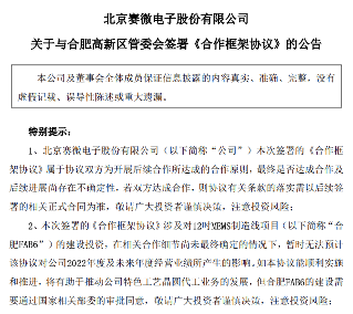赛微电子合肥项目停工 51亿投资计划告吹(图2)