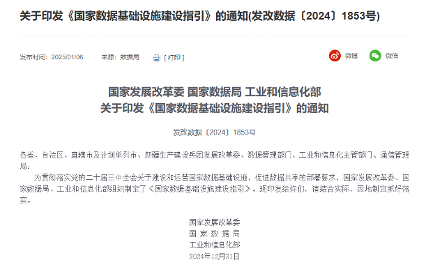 国家数据基础设施建设指引推动高效流通与协同发展(图1)