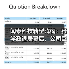 闻泰科技转型阵痛：张学政退居幕后，公司巨亏30亿（图2）