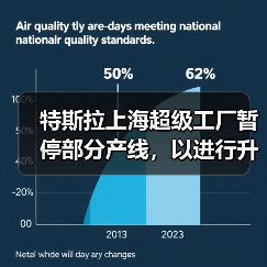 特斯拉上海超级工厂暂停部分产线，以进行升级（图1）
