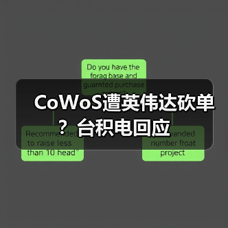 CoWoS遭英伟达砍单？台积电回应（图1）