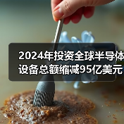 2024年投资全球半导体设备总额缩减95亿美元，降至1233亿美元（图3）