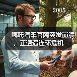 哪吒汽车官网突发崩溃，正遭遇连环危机（图1）