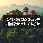 英特尔在CES 2025亮相首款Intel 18A芯片，2025年下半年量产（图2）