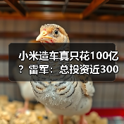 小米造车真只花100亿?雷军:总投资近300亿真相曝光(图4) 小米造车真只花100亿?雷军:总投资近300亿真相曝光(图4)