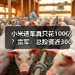 小米造车真只花100亿?雷军:总投资近300亿真相曝光(图2) 小米造车真只花100亿?雷军:总投资近300亿真相曝光(图2)