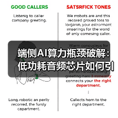 端侧AI算力瓶颈破解:低功耗音频芯片如何引领未来?(图1) 端侧AI算力瓶颈破解:低功耗音频芯片如何引领未来?(图1)