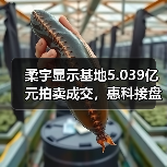 柔宇显示基地5.039亿元拍卖成交,惠科接盘背后有何布局?(图1) 柔宇显示基地5.039亿元拍卖成交,惠科接盘背后有何布局?(图1)