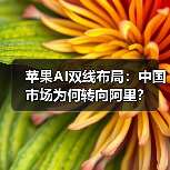苹果AI双线布局：中国市场为何转向阿里？（图2）