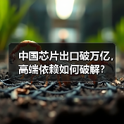 中国芯片出口破万亿,高端依赖如何破解?(图1) 中国芯片出口破万亿,高端依赖如何破解?(图1)