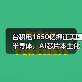 台积电1650亿押注美国半导体,AI芯片本土化如何改变产业格局?(图4) 台积电1650亿押注美国半导体,AI芯片本土化如何改变产业格局?(图4)