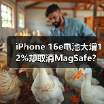 iPhone 16e电池大增12%却取消MagSafe?入门机是真创新还是智商税?(图4) iPhone 16e电池大增12%却取消MagSafe?入门机是真创新还是智商税?(图4)