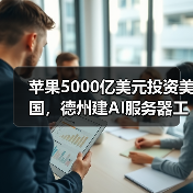 苹果5000亿美元投资美国，德州建AI服务器工厂（图4）