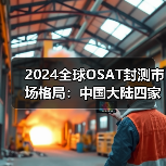 2024全球OSAT封测市场格局:中国大陆四家企业首次跻身前十(图1) 2024全球OSAT封测市场格局:中国大陆四家企业首次跻身前十(图1)