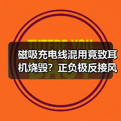 磁吸充电线混用竟致耳机烧毁?正负极反接风险揭秘(图2) 磁吸充电线混用竟致耳机烧毁?正负极反接风险揭秘(图2)