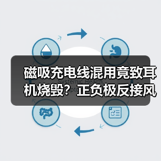磁吸充电线混用竟致耳机烧毁?正负极反接风险揭秘(图4) 磁吸充电线混用竟致耳机烧毁?正负极反接风险揭秘(图4)