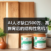 AI人才缺口500万,高薪背后的结构性危机?(图3) AI人才缺口500万,高薪背后的结构性危机?(图3)