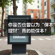 你是否也曾以为“保本理财”真的能保本?(图3) 你是否也曾以为“保本理财”真的能保本?(图3)