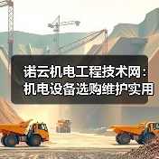 诺云机电工程技术网:机电设备选购维护实用指南与常见问题(图1) 诺云机电工程技术网:机电设备选购维护实用指南与常见问题