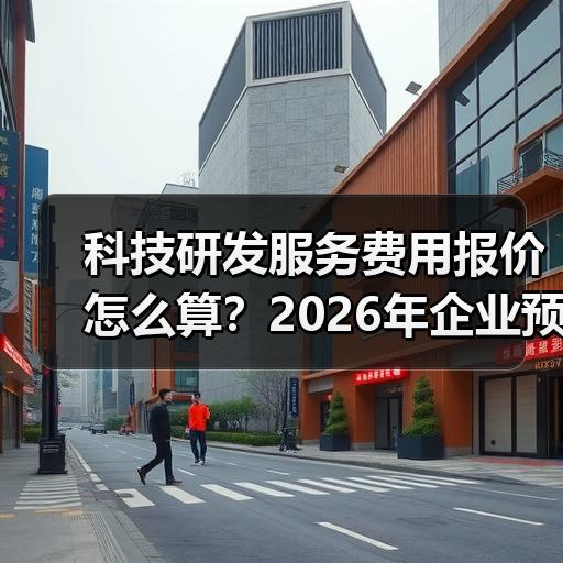 科技研发服务费用报价怎么算？2026年企