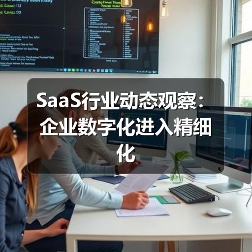 SaaS行业动态观察：企业数字化进入精细化运营阶段
