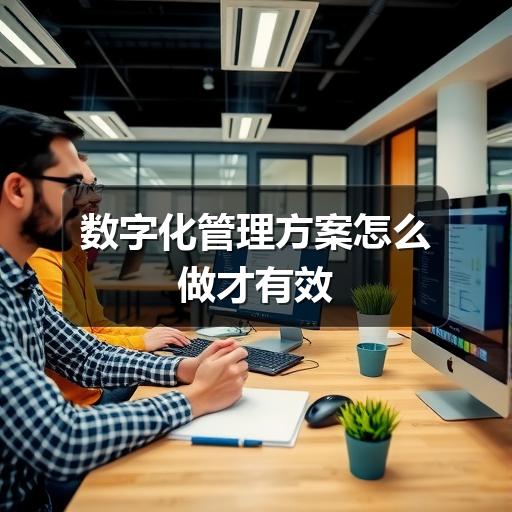 数字化管理方案怎么做才有效