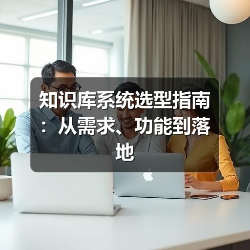 知识库系统选型指南:从需求、功能到落地的实用判断(图2) 知识库系统选型指南:从需求、功能到落地的实用判断