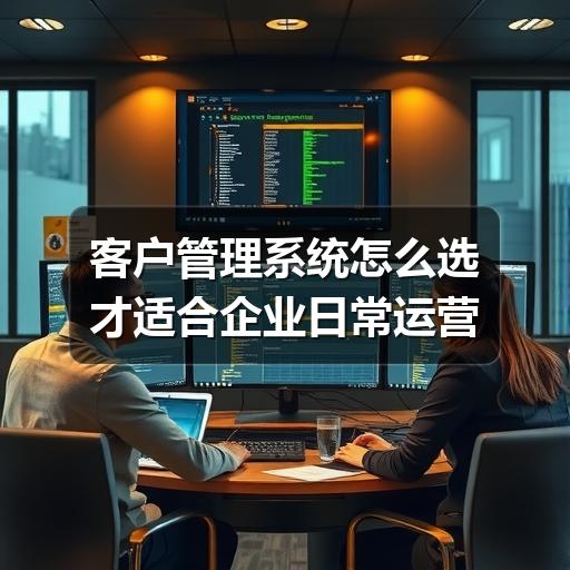 客户管理系统怎么选才适合企业日常运营