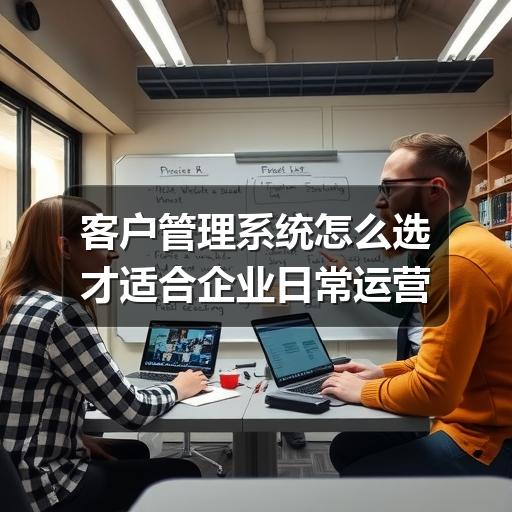 客户管理系统怎么选才适合企业日常运营