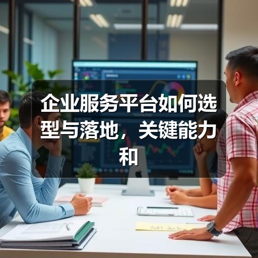 企业服务平台如何选型与落地,关键能力和常见误区解析(图2) 企业服务平台如何选型与落地,关键能力和常见误区解析