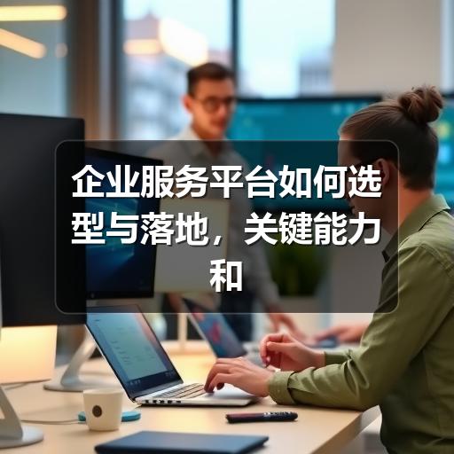 企业服务平台如何选型与落地,关键能力和常见误区解析(图3) 企业服务平台如何选型与落地,关键能力和常见误区解析
