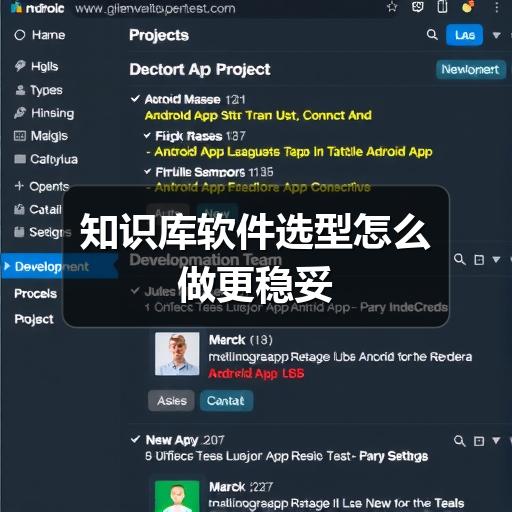 知识库软件选型怎么做更稳妥