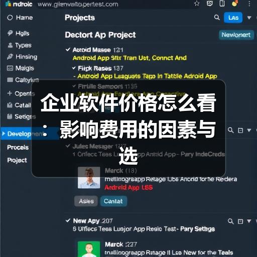 企业软件价格怎么看：影响费用的因素与选型核实方法